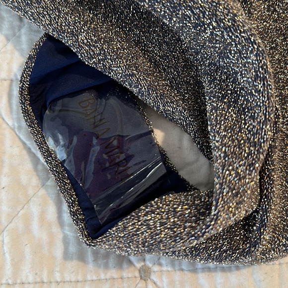 Bahia Maria Catalina Shiny Blue High Waist Bikini Set - Picture 7 of 9